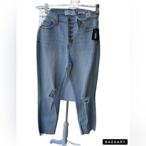 RE Generation NWT 3/26 Blue Solar High Slim Straight Jeans